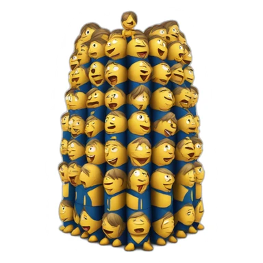 Human towers catalonia sticker