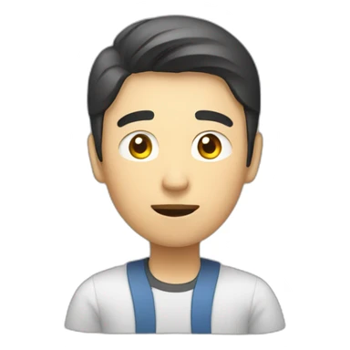 asian-programmer-checking-issues sticker