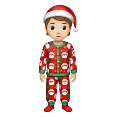 single xmas pajamas unisex  sticker