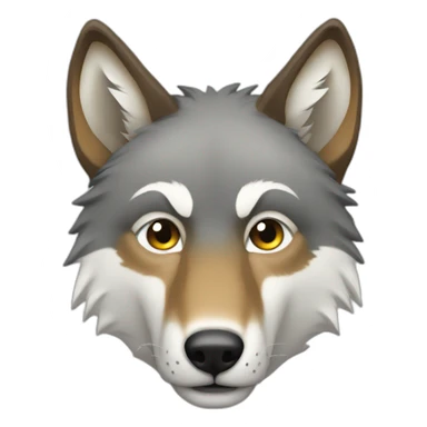 tete de loup sticker