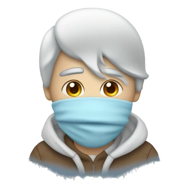 Person who’s cold  sticker