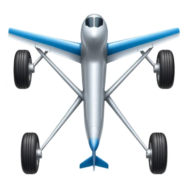generate realistic airplane landing gear sticker