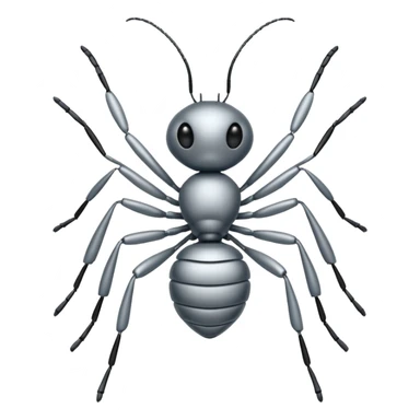 silver ant emoji sticker
