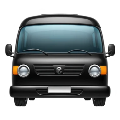 black minibus sticker