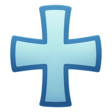 medical cross sticker