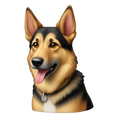 alsatian sticker