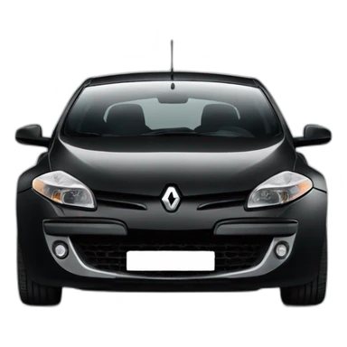 Renault Megane 2 black sticker