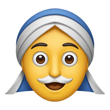 R Harfi yazan bir emoji rekli sticker