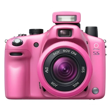 Sony pink camera sticker
