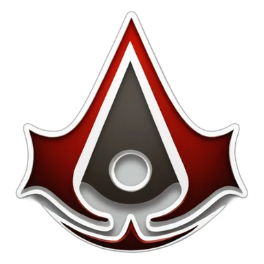 assassin's creed logo sticker