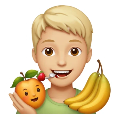 eating fruits sticker