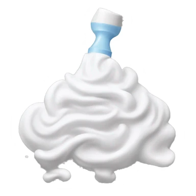 bottle of shaving cream sticker