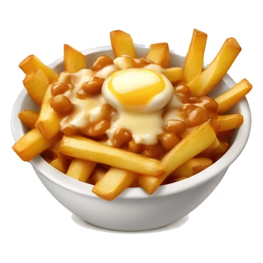 poutine qui mange une poutine sticker