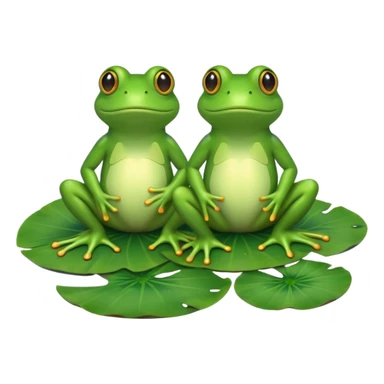 Frogs sticker