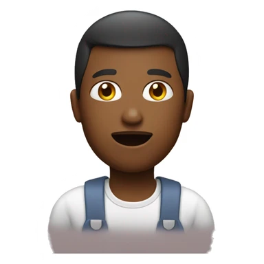 Person with food sticker