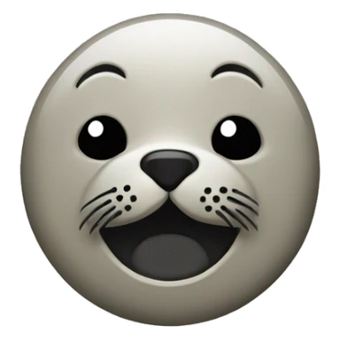 seal saying wait  sticker