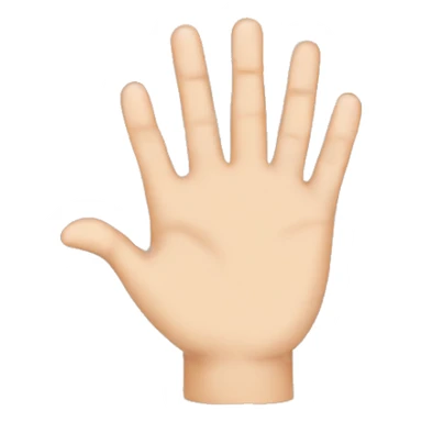 Finger emoji ring finger and little finger sticker