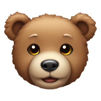 Adorable teddy bear for Christmas sticker