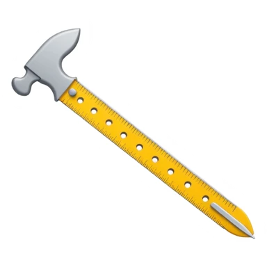 penis made out of a ruler sticker