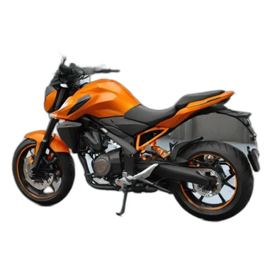 Moto duke 200 color naranja 2021 sticker