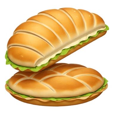 Bread pita sticker