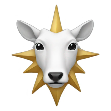 White Hart star sticker