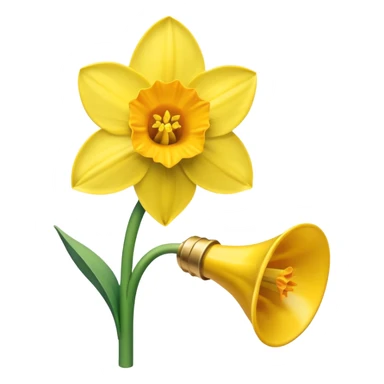 Daffodil sticker