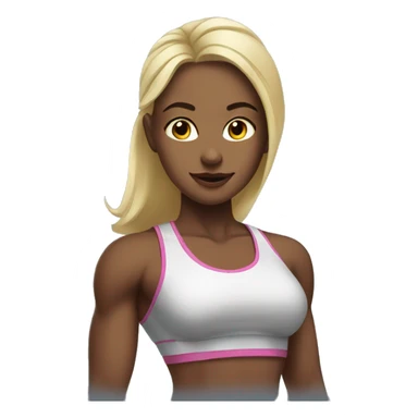 Girls in the gym  sticker