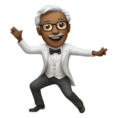 dancing professor sticker