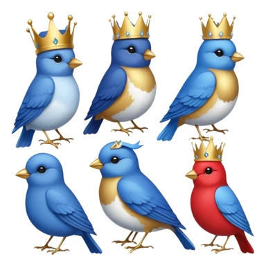 create 6 icons for a tweet, where 1 icon is the basic one, 2 is for 2 months of subscription, 3 is for 3 months of subscription, 4 is for 6 months of subscription, 5 is for 9 months of subscription, and 6 is for a year of subscription. sticker