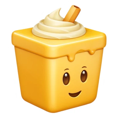 3D icon symbolizing first experience or first taste, food app context, single object, modern and clean style, soft lighting, isolated, no background
 sticker