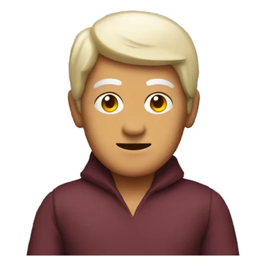 Maroon Brick with halloween costume on sticker