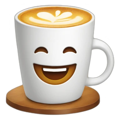 desarollador de aplicaciones feliz con una taza de cafe gigante sticker