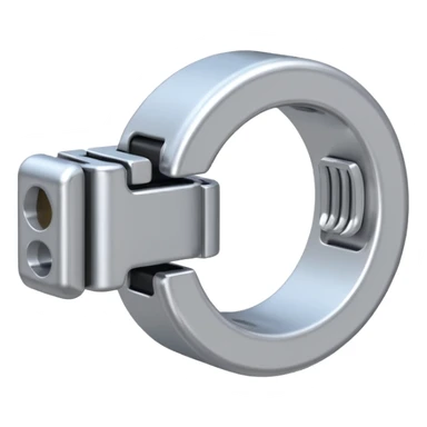 mini metal clamp component. sticker