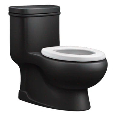 Black Skibidi Toilet sticker