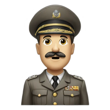 Hitler montre le ciel a quelqu'un sticker