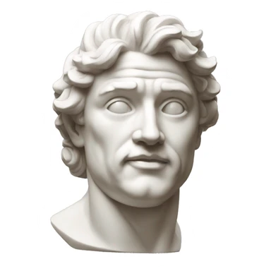 escultura clasica de marmol sticker