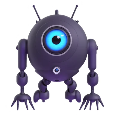 Watcher machine robot from Horizon Zero Dawn with blue eye sticker