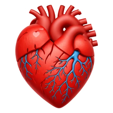 real heart sticker