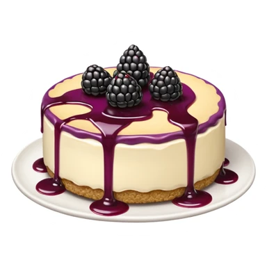 black berry cheese cake  sticker