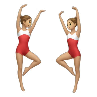 Gymnastique rythmique sticker