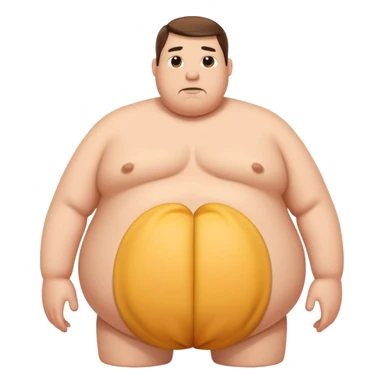 Skin Blue Inflation Stomach Huge Gigantic Colossal Max Massive Gigantamax Largest He's Swelling Up sticker