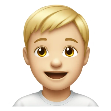 Little boy with Down syndrome  sticker