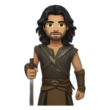 Kaladin with long spear sticker