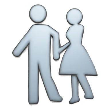 To the restroom sticker