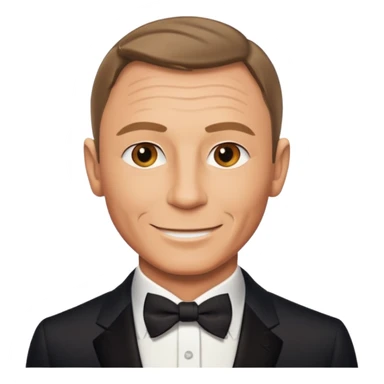 James Bond exactly similar to daniel craig sticker