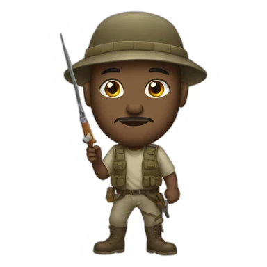 a man that paints war sticker