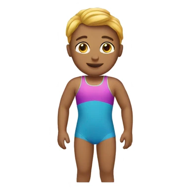Swimming costume sticker