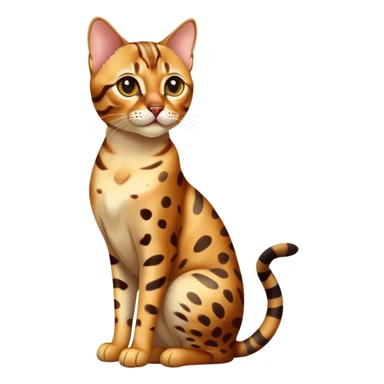 Bengal cat sticker