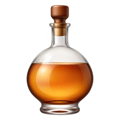 empty brendy bottle sticker